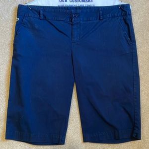 Lacoste Bermuda length Shorts in Navy Blue